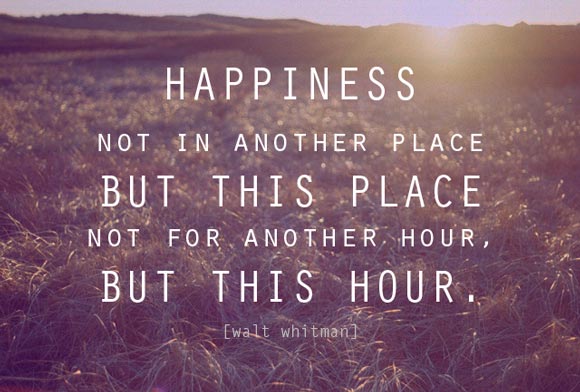 Happiness by Walt Whitman