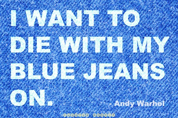 Andy Warhol Blue Jeans