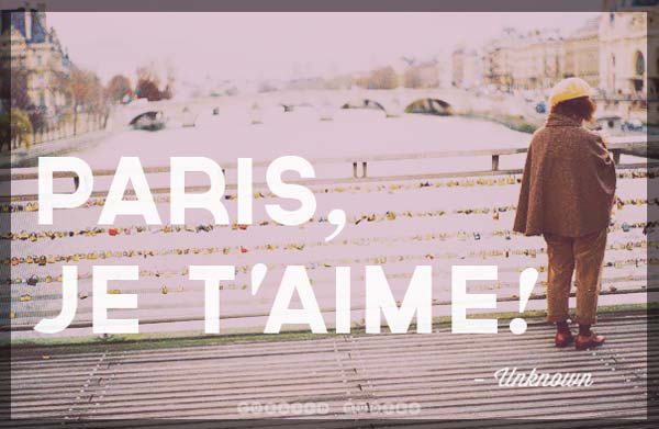 Paris Je T'Aime