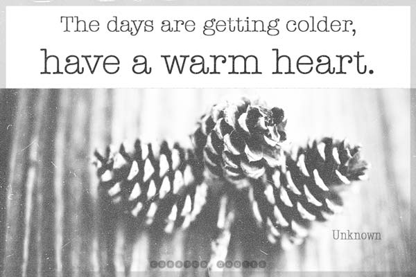 Cold Days Warm Heart