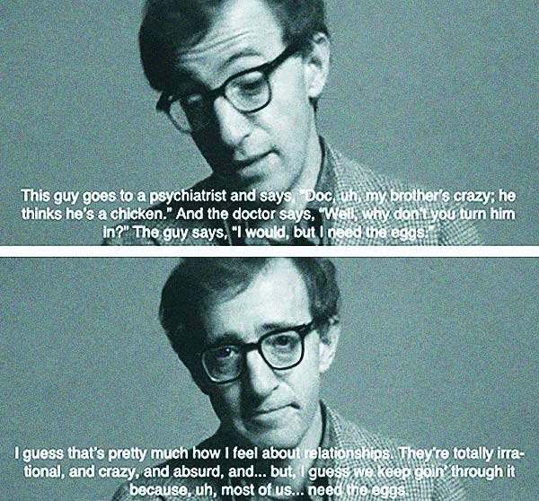 Woody Allen Need the Eggs