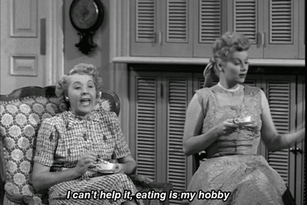 I Love Lucy Eating Hobby