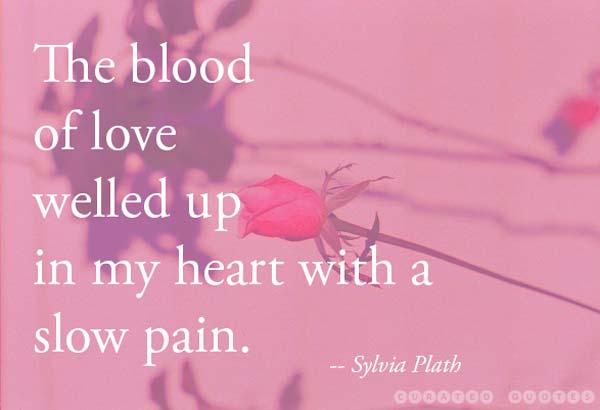 Sylvia Plath Love Heart