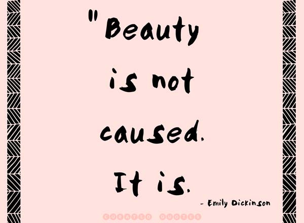 Beauty Is Not Caused