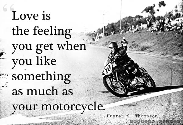 Motorcycle Hunter S. Thompson