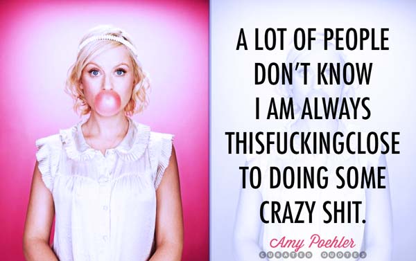 Amy Poehler Crazy Shit