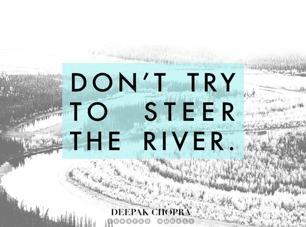 Don't Steer The River