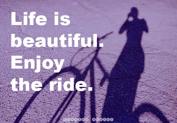 Beautiful Life Enjoy The Ride