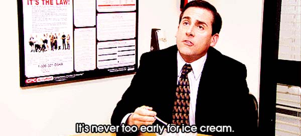 The Office Early Ice Cream
