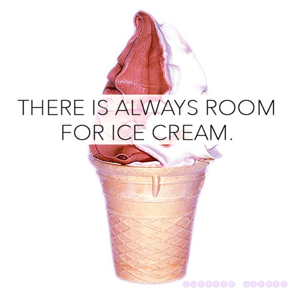 Always Room For Ice Cream